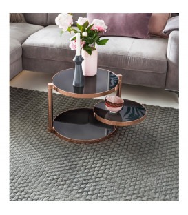 PIA Copper - Sofabord - Ø 45cm