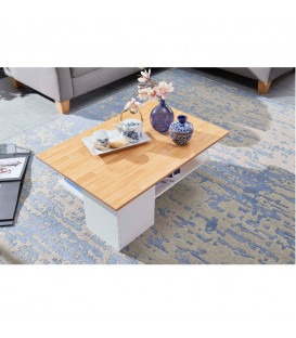 MILANO hvid - Sofabord - 90x60 cm