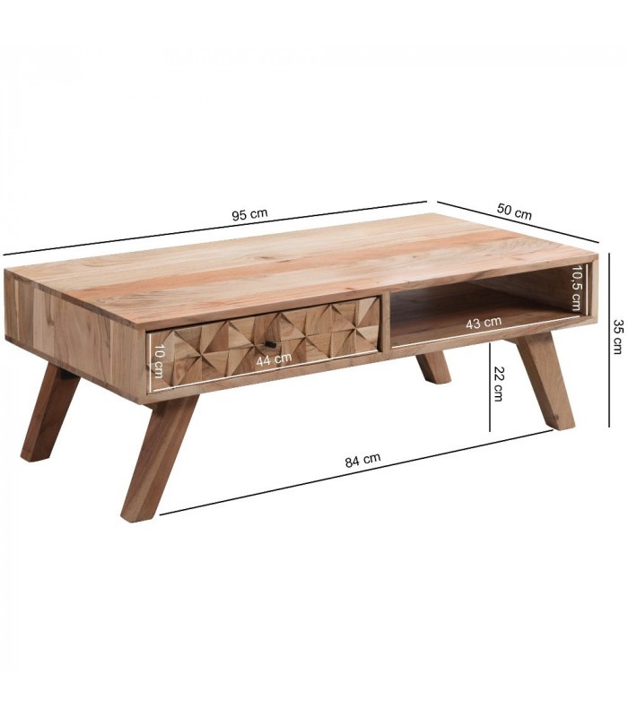 TIMBER - Sofabord - 95 cm