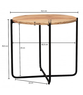 SIMPLI - sofabord - Ø42,5 cm