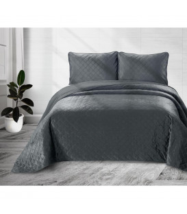 Classic Anthracite - Velvet - Sengetæppe