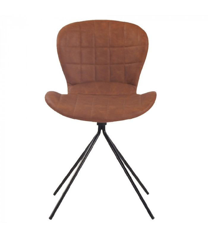 CLARA - Spisebord stol - brun