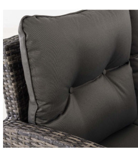 MINERA - Havesofa sæt - grå