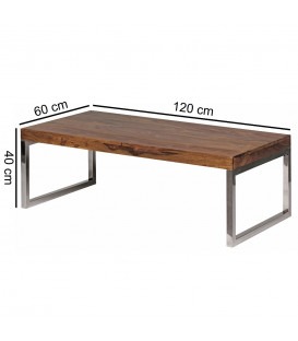GINNA - Sheesham træ - Sofabord -120 cm