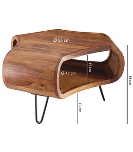 DELIK - Sofabord - Sheesham træ