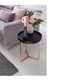 LISA Copper - Hjørnebord - Ø40 cm