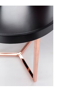 LISA Copper - Hjørnebord - Ø40 cm