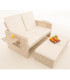 NONA Hvid - Luksus 2-pers. havesofa