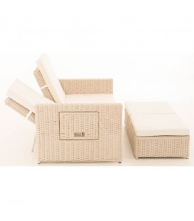 NONA White - Luksus 2 pers. havesofa -