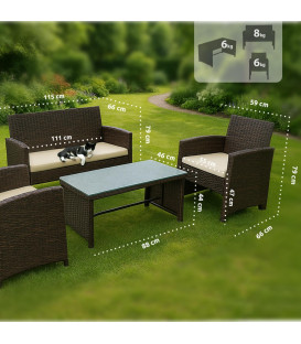 TURBA - Havemøbel sæt