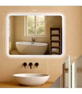 JERIC 70 - LED-lys - Spejl