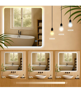 JERIC 80 - LED-lys - Spejl