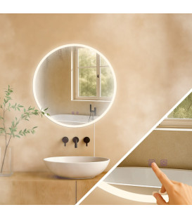 LONIA 60 - LED-lys - Rund Spejl