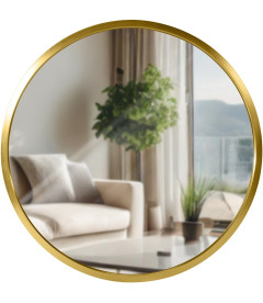 AMALIE - Rund vægspejl -30 cm