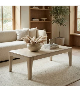 MANGENA sofabord i massivt hvidpigmenteret mangotræ fra Unica Design